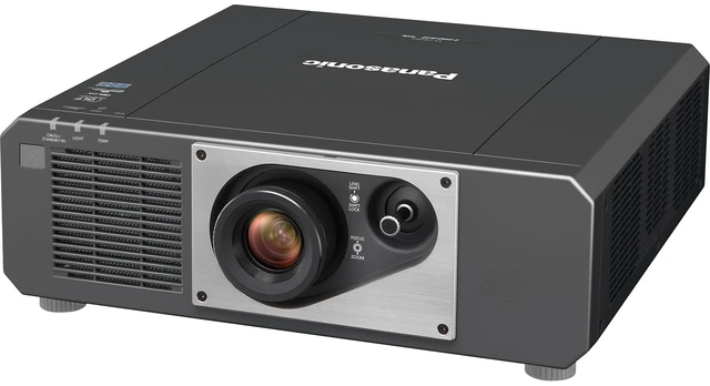 Alt view image 2 of 6 - Panasonic DLP Projector - Black - Front - 6000 lm