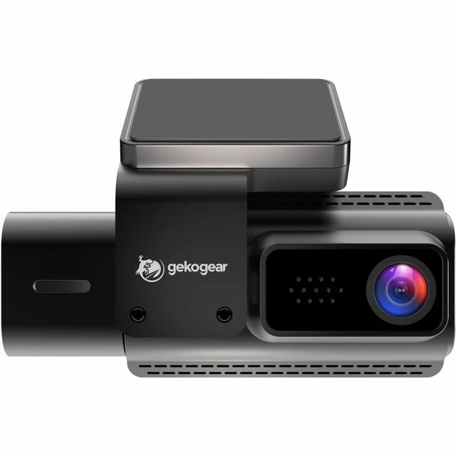 Alt view image 4 of 7 - GekoGear 3 Channel 4K Dash Cam with GPS and App Access - 3" Screen - Front/Rear/Cabin - Wired/Wireless - 3840 x 2160 Video - CMOS