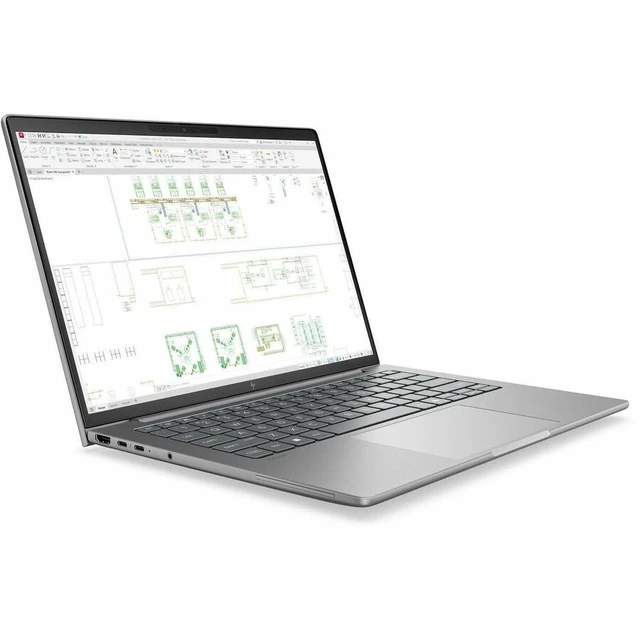 Alt view image 5 of 7 - HP ZBook 8 G2i 14" Touchscreen Copilot+ PC Mobile Workstation - WUXGA - Intel Core Ultra X7 Series 3 368H - 32 GB - 1 TB SSD - Meteor Silver Aluminum - Intel Chip - 1920 x 1200 - Windows 11 Pro -