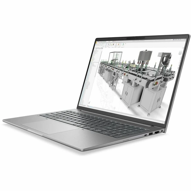 Alt view image 7 of 7 - HP ZBook 8 G2i 16" Touchscreen Copilot+ PC Mobile Workstation - WUXGA - 60 Hz - Intel Core Ultra 5 Series 3 338H - 32 GB - 1 TB SSD - English Keyboard - Meteor Silver Aluminum - Intel Chip - 1920