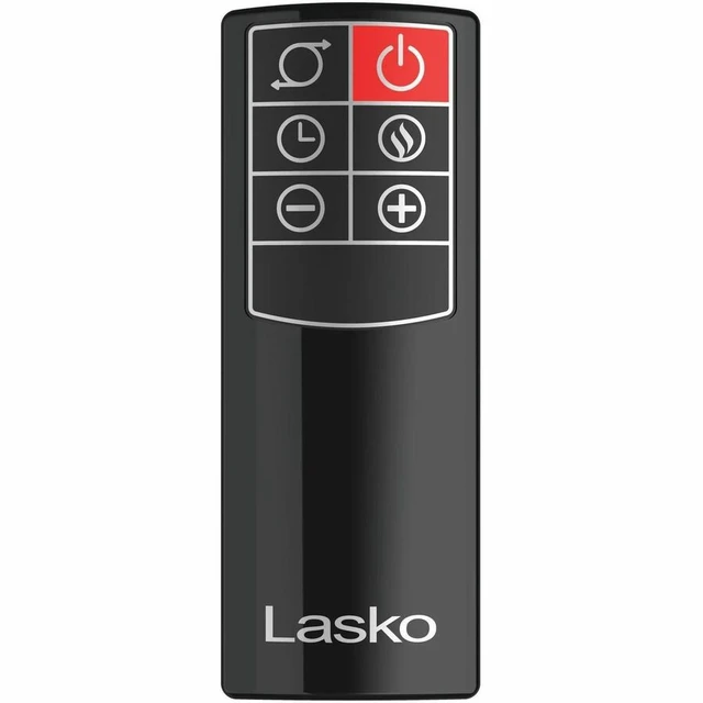 Alt view image 3 of 7 - Lasko 1500W Digital Ceramic Tower Space Heater with Remote Control, CT20111, Black - Ceramic - Electric - 900 W to 1500 W - 2 x Heat Settings - Timer - 150 Sq. ft. Coverage Area - 1500 W - 120 V AC -