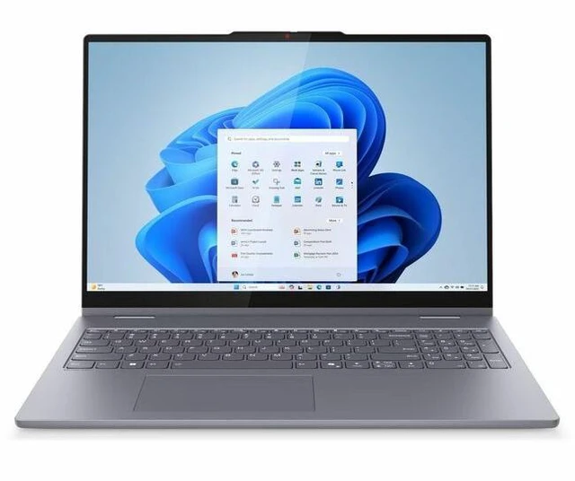Main image of Lenovo IdeaPad 5 16IAL10 83KS000YUS 16" Touchscreen Convertible 2 in 1 Notebook - WUXGA - 60 Hz - Intel Core Ultra 7 255U - 16 GB - 512 GB SSD - English Keyboard - Luna Gray - Intel Chip - 1920 x