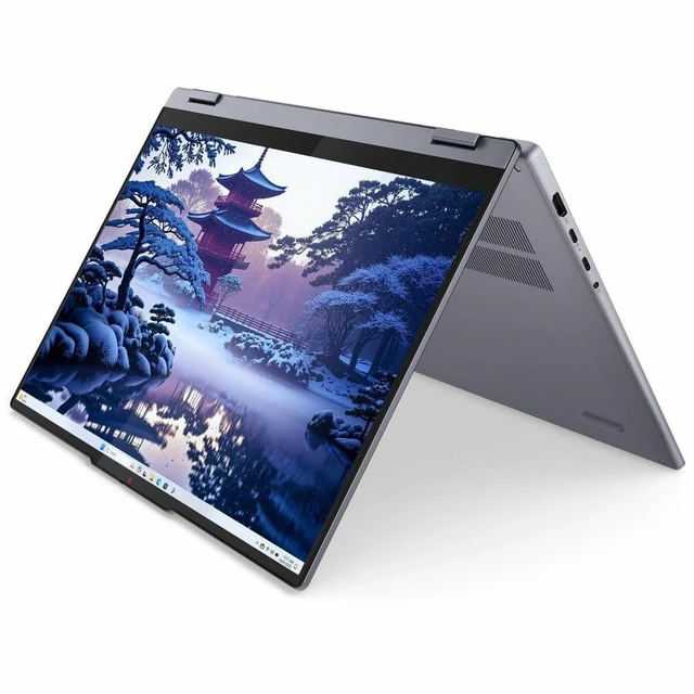 Alt view image 6 of 7 - Lenovo IdeaPad 5 16IAL10 83KS000YUS 16" Touchscreen Convertible 2 in 1 Notebook - WUXGA - 60 Hz - Intel Core Ultra 7 255U - 16 GB - 512 GB SSD - English Keyboard - Luna Gray - Intel Chip - 1920 x