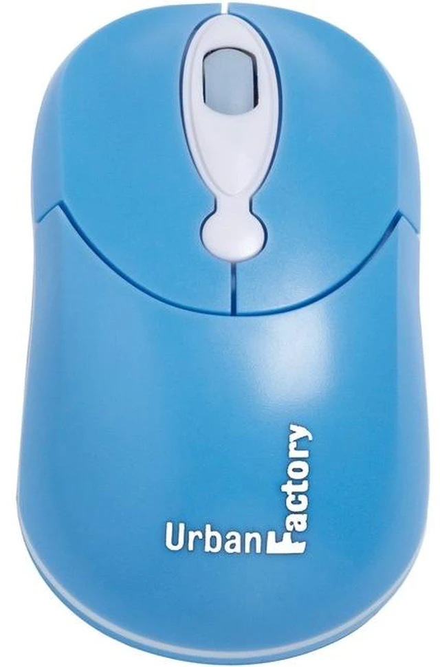 Alt view image 5 of 5 - Urban Factory Crazy Mouse Wired Optical USB Blue