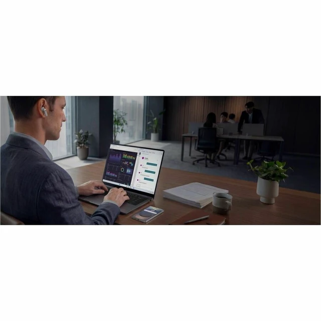 Alt view image 4 of 7 - Samsung Galaxy Book6 Pro NP944XJG-KA3US 14" Touchscreen Copilot+ PC Notebook - 3K - 120 Hz - Intel Core Ultra 5 325 - 32 GB - 256 GB PCIe NVMe SSD - Gray - Intel Chip - 2880 x 1800 - Intel - 30 H
