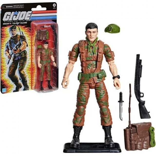 Main image of G.I. Joe - Classified Series: Retro Cardback - Vincent R. "Falcon" Falcone Action Figure