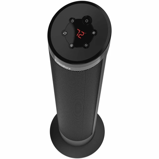Alt view image 2 of 7 - Lasko 30" Ceramic Tower Space Heater - Ceramic - Electric - 900 W to 1500 W - 3 x Heat Settings - Timer - 300 Sq. ft. Coverage Area - 1500 W - 120 V AC - 12.50 A - Remote Control - Oscillation -