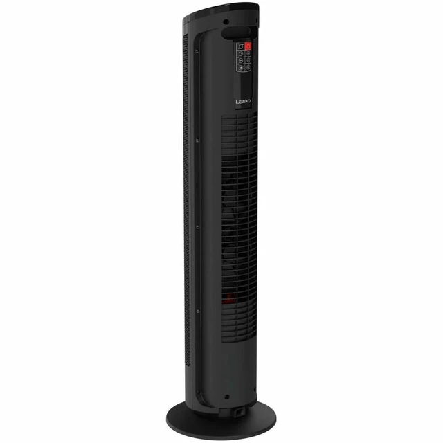 Alt view image 6 of 7 - Lasko 30" Ceramic Tower Space Heater - Ceramic - Electric - 900 W to 1500 W - 3 x Heat Settings - Timer - 300 Sq. ft. Coverage Area - 1500 W - 120 V AC - 12.50 A - Remote Control - Oscillation -