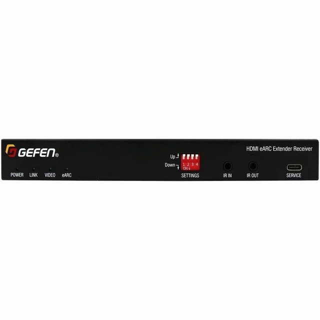 Alt view image 2 of 5 - Gefen HDMI eARC Extender over HDBaseT 3.0 - 1 Input Device - 2 Output Device - 328.08 ft Range - 4 x Network (RJ-45) - 2 x USB - 1 x HDMI In - 2 x HDMI Out - 2 x Remote (IR) Input - 2 x Remote (IR) Ou