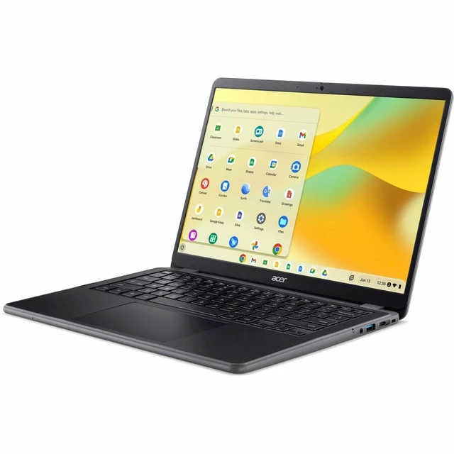 Alt view image 9 of 10 - Acer Chromebook 514 C937T-C5YX 14" Touchscreen Rugged Chromebook - Intel N150 - 8 GB - 64 GB Flash Memory - ChromeOS - IPS - Webcam - 15 Hours Battery Run Time - Wi-Fi 7 - NX.JJWAA.001