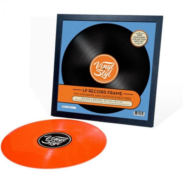 Alt view image 5 of 5 - Vinyl Styl? VS-F-001 12 Inch Vinyl Record Display Frame - Wall Hanging (Black)