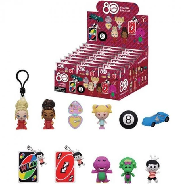 Main image of MATTEL 80TH ANN 3D FOAM BAG CLIP S1 24CT PDQ