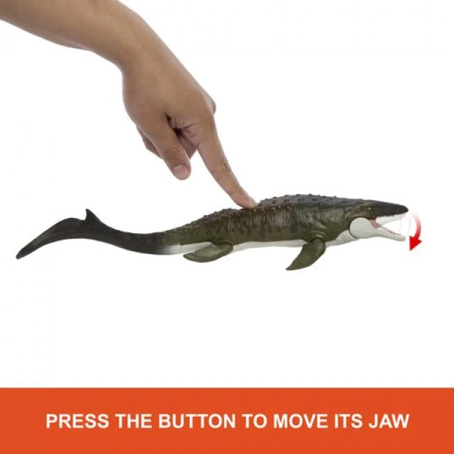 Alt view image 7 of 7 - Mattel - Matchbox Jurassic World: Rebirth Mosasaurus Rescue Action Boat Playset