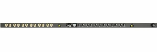 Main image of Vertiv Geist Monitored RPDU with Next-Generation IMD | 30A | 120V | 0U Rack | (24) NEMA 5-20R receptacles | NEMA L5-30P Plug | 2.8kW | VP4N30AP - Redundant Power-Sharing Port | High-Visibility LCD | I