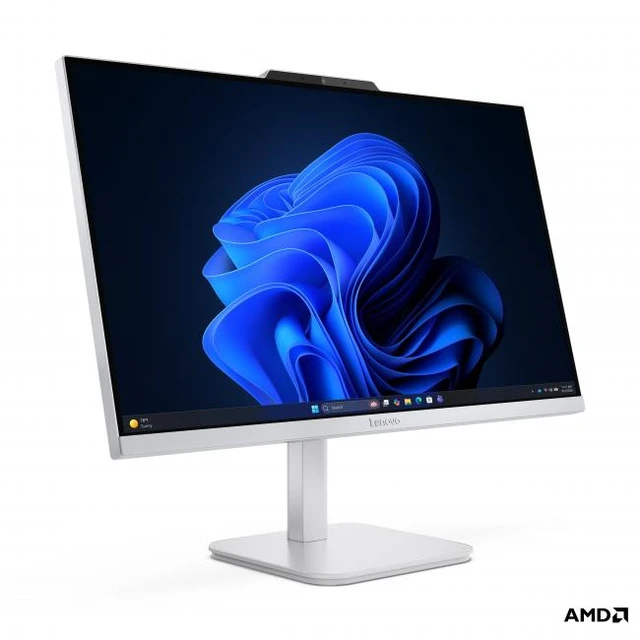 Alt view image 6 of 7 - Lenovo A105 23.8" FHD IPS All-In-One Desktop Computer AMD Ryzen 5 40 8GB RAM 512GB SSD Cloud Grey - AMD Ryzen 5 40 Quad-core - 8GB LPDDR5 RAM - 512GB SSD - 23.8" FHD IPS Display - Cloud Grey