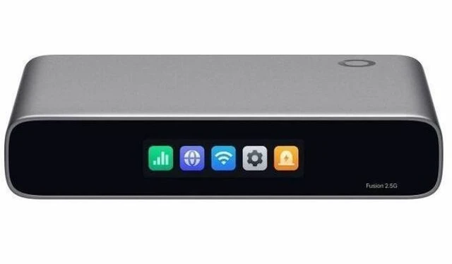 Main image of Omada Fusion 2.5G Gateway - 5 Ports - 4 RJ-45 Port(s) - 1 WAN Port(s) - Slots2 GB - 2.5 Gigabit Ethernet - IEEE 802.1x - Desktop, Wall Mountable, Rack-mountable - 5 Year