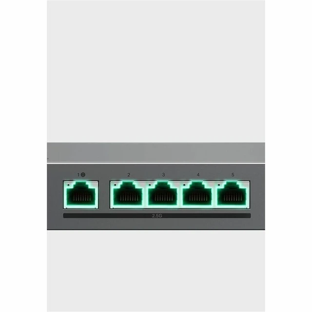 Alt view image 4 of 7 - Omada Fusion 2.5G Gateway - 5 Ports - 4 RJ-45 Port(s) - 1 WAN Port(s) - Slots2 GB - 2.5 Gigabit Ethernet - IEEE 802.1x - Desktop, Wall Mountable, Rack-mountable - 5 Year