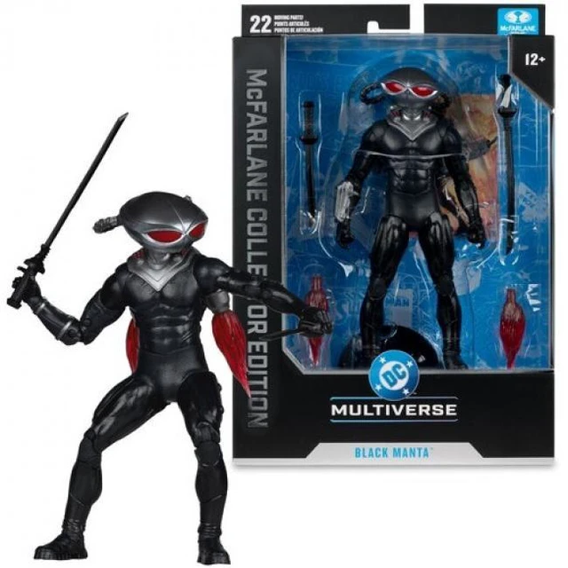 Main image of DC COLL ED 7IN WAVE 16 BLACK MANTA ACTION FIGURE