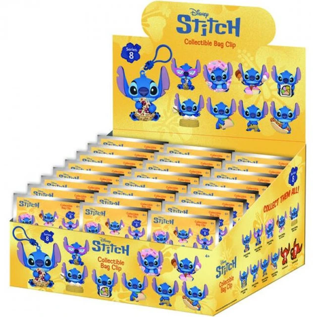 Alt view image 2 of 2 - Stitch - 3D Foam Bag Clip Series 8 - 24pc Blind Bag PDQ