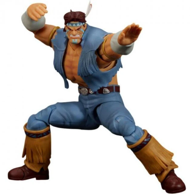 Alt view image 8 of 8 - T. Hawk 7.5" Moveable Figure w/Accessories & Alternate Head and Hands "Ultra Street Fighter II" (2017) Video Game Model by Jada