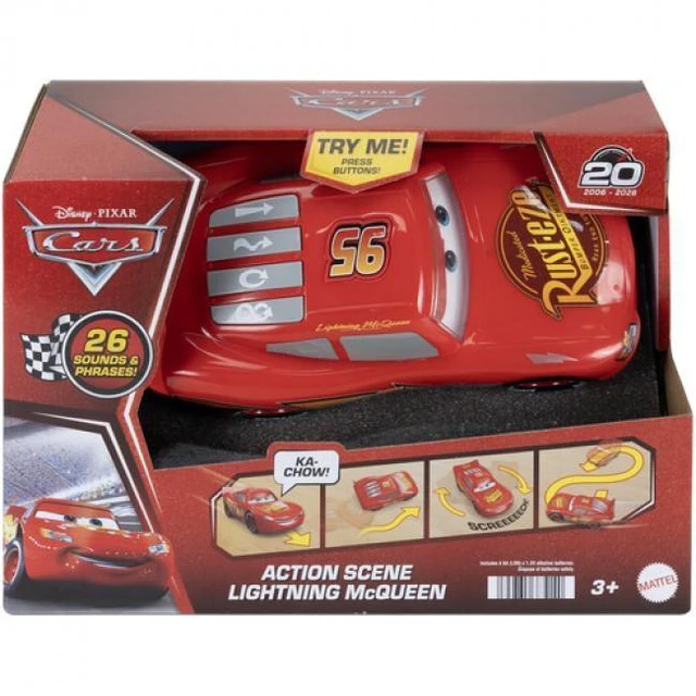 Main image of Disney and Pixar Cars Race to Celebrate Action Scene Lightning McQueen Vehicle