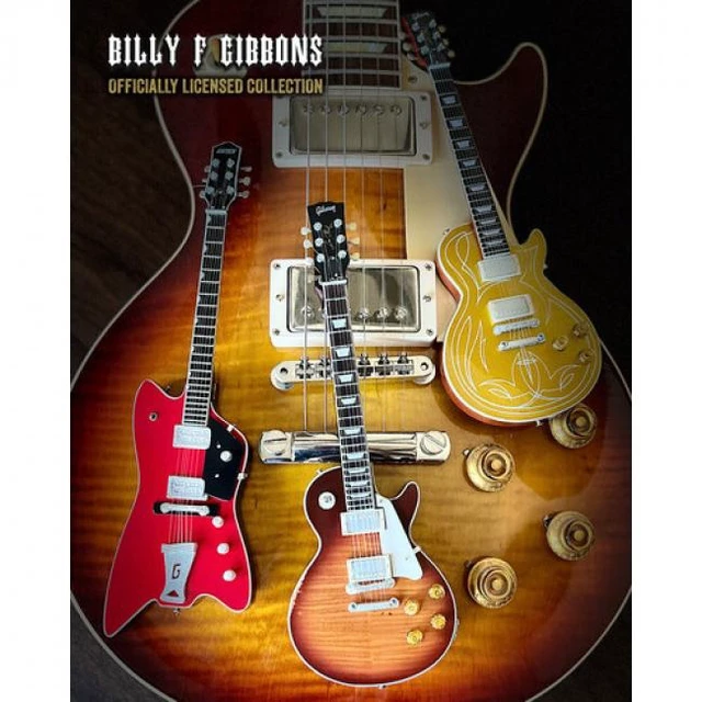 Alt view image 5 of 6 - Axe Heaven Billy Gibbons Gretsch Jupiter Thunderbird Signature Billy Bo 1959 Red Mini Guitar Replica BG-322