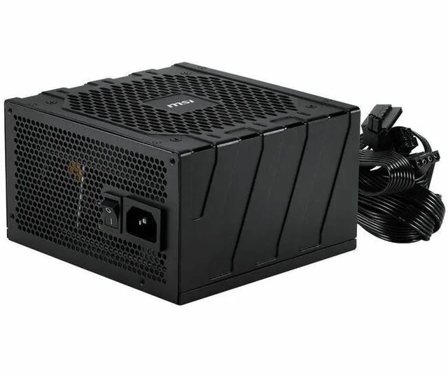 Alt view image 6 of 12 - MSI MAG 850W Power Supply Internal 120 V AC 230 V AC Input 5 V DC 3.3 V DC 12 V DC 5 V SB -12 V DC Output 850 W Active PFC 1 +12V Rails PCI Express Connector 5.1 1 Fan 90% Efficiency MAGGN85A