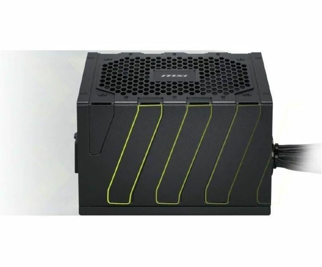 Alt view image 9 of 12 - MSI MAG 650W Power Supply Internal 120 V AC 230 V AC Input 5 V DC 3.3 V DC 12 V DC 5 V SB -12 V DC Output 650 W Active PFC 1 +12V Rails PCI Express Connector 1 Fan 90% Efficiency MAGGN65A