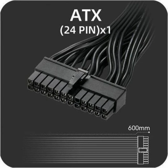 Alt view image 11 of 12 - MSI MAG 650W Power Supply Internal 120 V AC 230 V AC Input 5 V DC 3.3 V DC 12 V DC 5 V SB -12 V DC Output 650 W Active PFC 1 +12V Rails PCI Express Connector 1 Fan 90% Efficiency MAGGN65A
