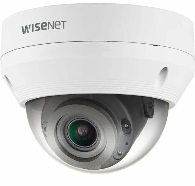 Main image of Wisenet QNV-8080R 5 Megapixel Network Camera - Color - Dome - White - TAA Compliant - 98.43 ft Infrared Night Vision - H.265, H.264, MJPEG, H.265M, H.265H, H.264M, H.264H - 2592 x 1944 - 3.20 mm- 10 m