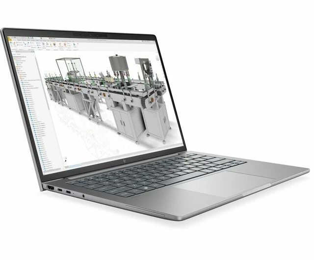 Alt view image 2 of 7 - HP ZBook 8 G2i 16" Touchscreen Copilot+ PC Mobile Workstation - WUXGA - 60 Hz - Intel Core Ultra 7 Series 3 366H - 32 GB - 512 GB SSD - Smart Card Reader - Meteor Silver Aluminum - Intel Chip - 1