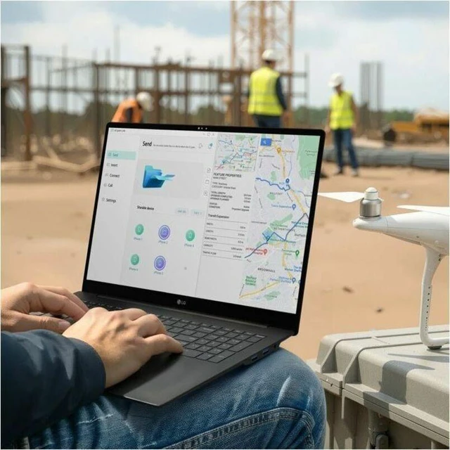 Alt view image 6 of 7 - LG gram Pro 17Z90U-G.AU77U1 17" Copilot+ PC Notebook - WQXGA - Intel Core Ultra 7 Series 3 355 - 16 GB - 1 TB SSD - Black - Intel Chip - 2560 x 1600 - Windows 11 Home - Intel - In-plane Switching