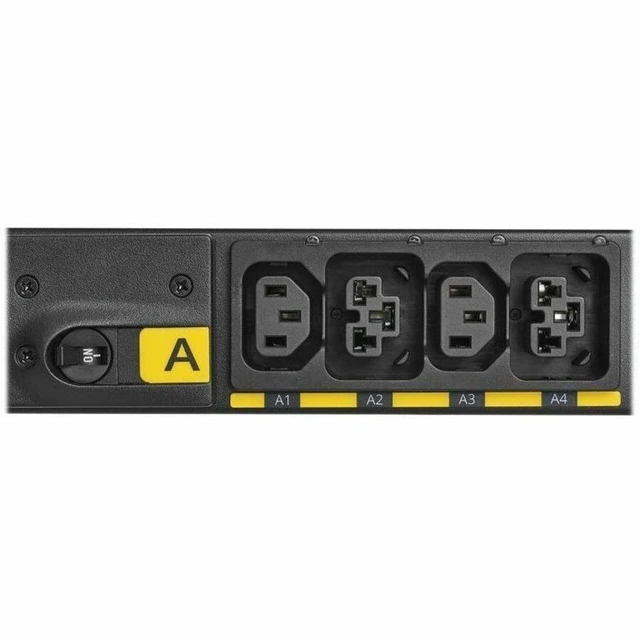 Alt view image 5 of 10 - Eaton 3-Phase Managed Rack PDU G4, 208V, 24 Outlets, 24A, 8.6kW, L15-30 Input, 10 ft. Cord, 0U Vertical EVMA1530A
