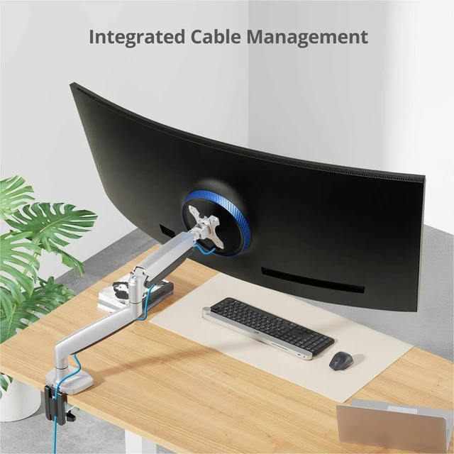 Alt view image 7 of 11 - Siig CE-MT5B11-S1 monitor mount / stand 114.3 cm (45") Desk Grey