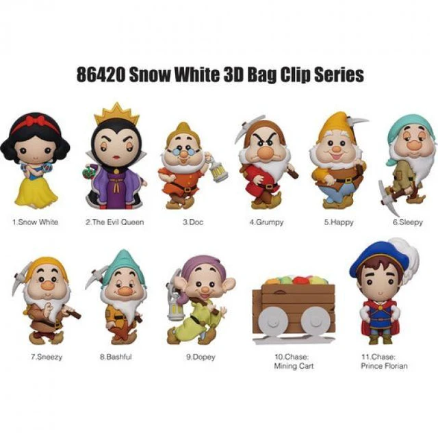 Main image of Snow White Classic Series 66 3D Foam Bag Clip 24pc Blind Bag PDQ