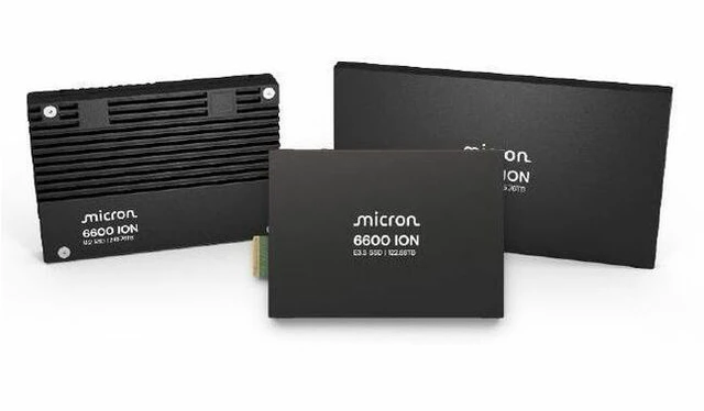 Main image of Micron 6600 ION 30 TB Solid State Drive - E3.S (7.5 mm) Internal - U.2 (PCI Express NVMe 5.0 x4) - TAA Compliant - Data Center Device Supported