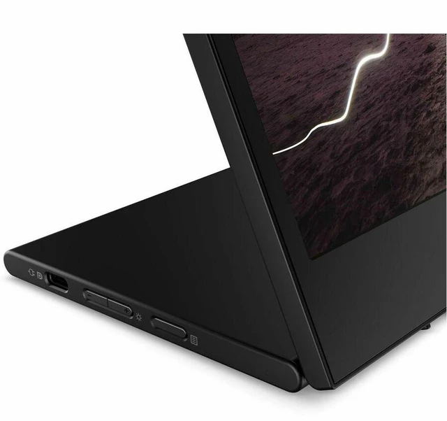 Alt view image 7 of 9 - Lenovo ThinkVision M16 16" Class WUXGA LED Monitor - 16:10 - Eclipse Black - 16" Viewable - In-plane Switching (IPS) Technology - WLED Backlight - 1920 x 1200 - 16.7 Million Colors - 300 Nit