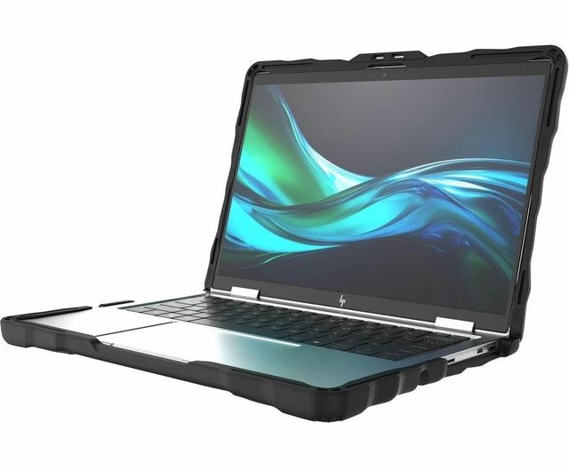Alt view image 3 of 10 - DropTech for HP EliteBook 8 Flip G1i 13" - For HP Notebook - Bump Resistant, Drop Resistant, Shock Absorbing, Scratch Resistant, Damage Resistant - Rubber - 13" Maximum Screen Size Supported