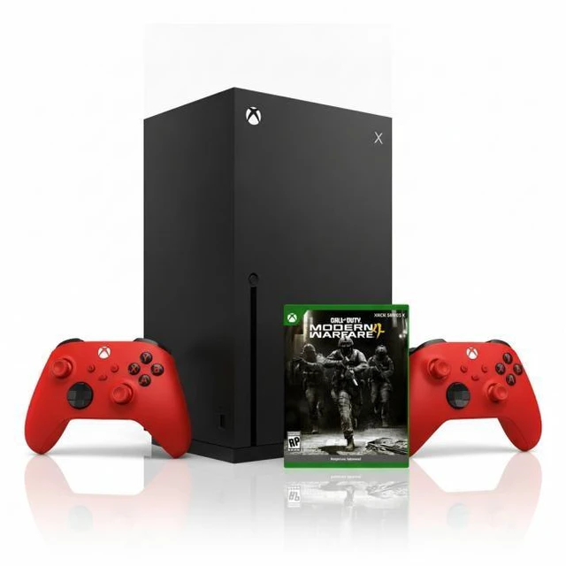 Main image of Call of Duty Modern Warfare 4 Standard Edition Xbox Series X + Microsoft Xbox Wireless Controller Pulse Red