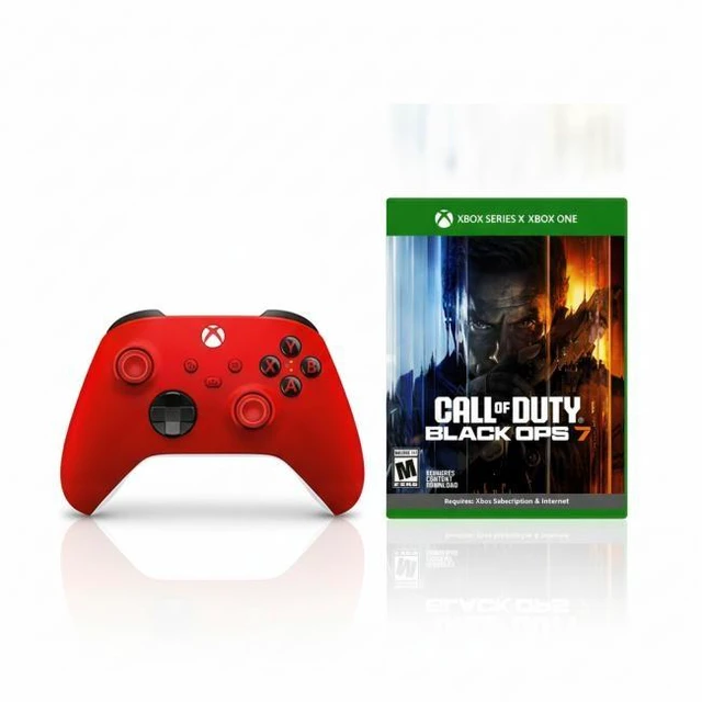 Main image of Microsoft Xbox Wireless Controller Pulse Red + Call of Duty Black Ops 7 Cross-Gen Bundle Xbox - Wireless & Bluetooth Connectivity - New Share Button - For Xbox Series X and Xbox One - Rated M (Mat