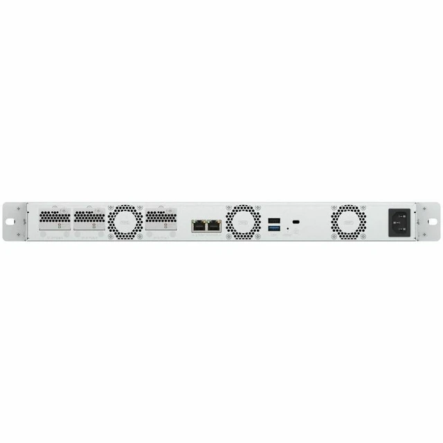 Alt view image 8 of 13 - QNAP TS-H765EU-8G-US 1U 4-bay 3.5" SATA + 3 x E1.S/PCIe M.2 2280 short depth 12" rackmount NAS, Intel Atom x7405C 4C