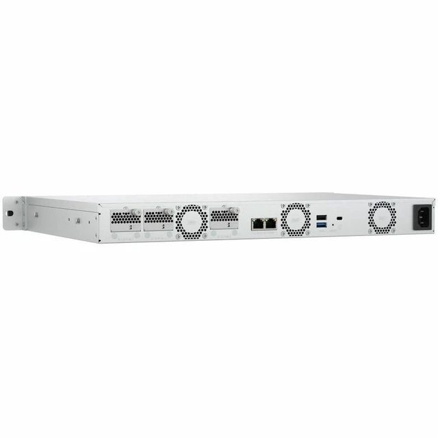 Alt view image 9 of 13 - QNAP TS-H765EU-8G-US 1U 4-bay 3.5" SATA + 3 x E1.S/PCIe M.2 2280 short depth 12" rackmount NAS, Intel Atom x7405C 4C