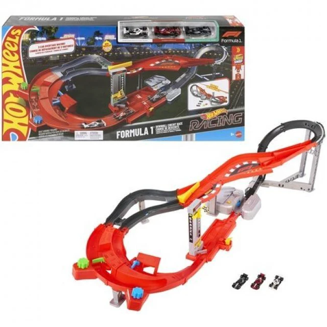 Main image of Hot Wheels Racing Formula 1 Downhill Circuit Race Trackset