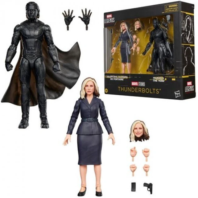 Main image of New Avengers Thunderbolts* Movie - Marvel Legends - Valentina Allegra de Fontaine & Marvel's The Void Action Figure 2-Pack