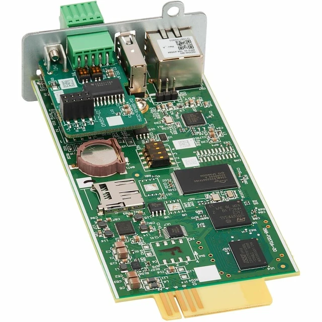 Alt view image 2 of 6 - Eaton Cybersecure Gigabit Industrial Gateway Card for UPS and PDU, UL 2900-1 and IEC 62443-4-2 Certified - Mini Slot - 1 x Network (RJ-45) Port(s) - USB