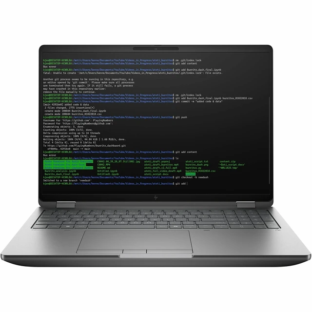 Alt view image 3 of 7 - HP ZBook Fury G1i 16" Mobile Workstation - WQXGA - Intel Core Ultra 7 265HX - vPro Technology - 32 GB - 1 TB SSD - Meteor Silver - Intel WM880 Chip - 2560 x 1600 - Windows 11 Pro - Intel RTX Pro