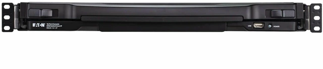 Alt view image 9 of 9 - Eaton 16-Port Cat5 KVM over IP Switch w/19 in. LCD, TAA B064C-16-1-IP