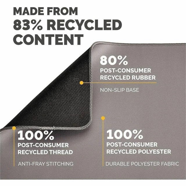Alt view image 6 of 6 - Breyta XL Mousepad Gray