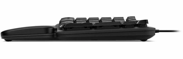 Alt view image 7 of 7 - Kensington Pro Fit Ergo KB620-W Wired EQ Keyboard - Cable Connectivity - USB Type A, USB Type C Interface - Caps Lock, NumLock, AI Launch Hot Key(s) - Mac OS, Windows, ChromeOS - Mac, PC - Membrane Ke