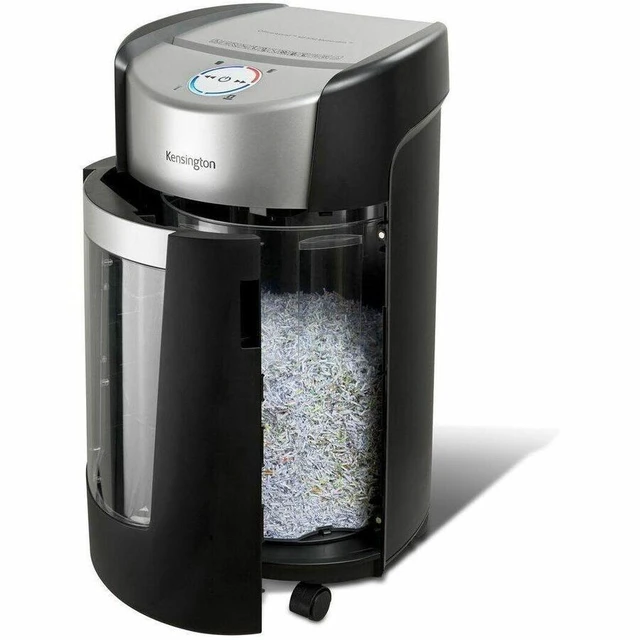 Alt view image 6 of 7 - Kensington OfficeAssist MF550 MotionBin Micro Cut Shredder - Continuous Shredder - Micro Cut - 10 Per Pass - P-5 - 2 Hour Run Time - 9.25 gal Wastebin Capacity - K52053AM
